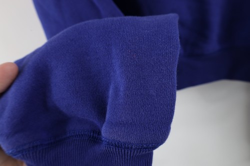 Everlane Womens Medium Distressed Blank Organic Cotton Cropped Sweatshirt Cobalt - Picture 8 of 15