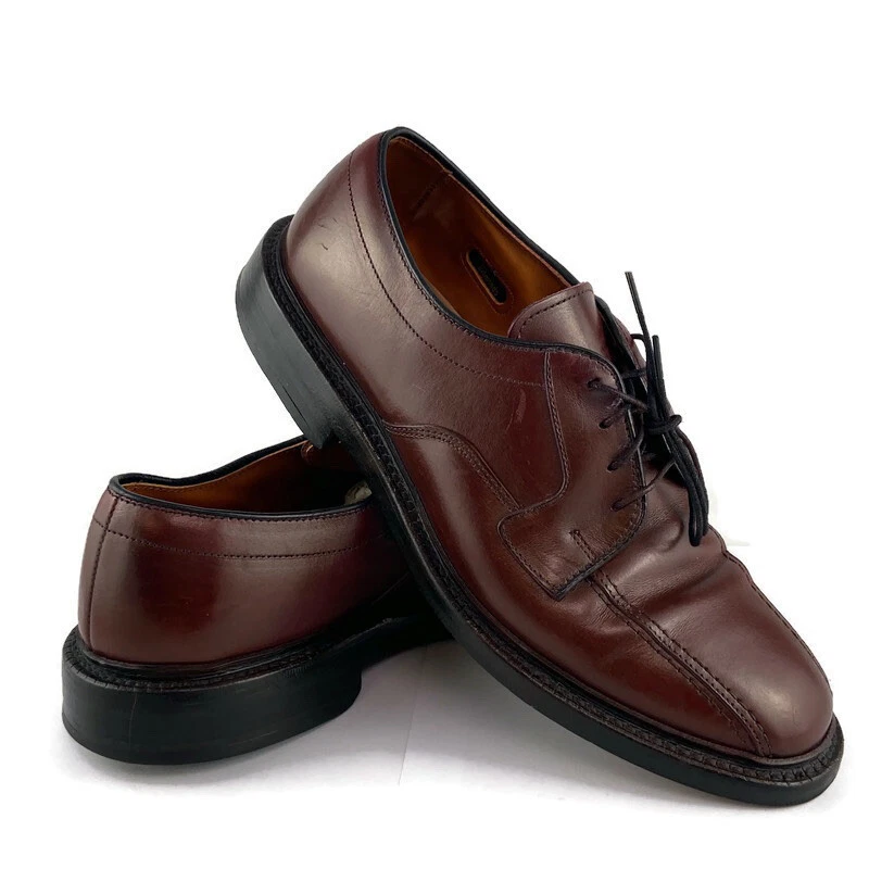 Allen Edmonds Men s Hillcrest Leather Dress Shoes Brown Storm Welt 5974 Size 7 D
