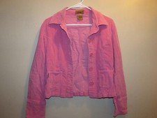 Pink Button Down Jacket