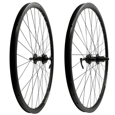 Alex GD26 Black 700 Tubelss Front& Rear 6 Bolt Disc ShimanoHG