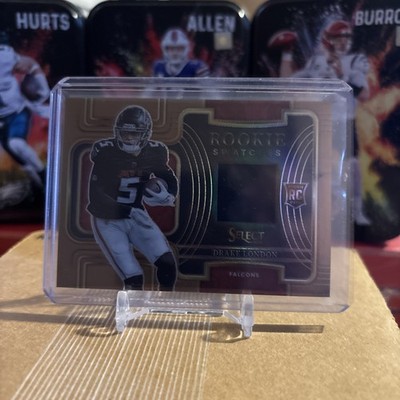 2022 Select Rookie Swatches Drake London #RSW-5 Copper Prizm /49 (MEM, RC)
