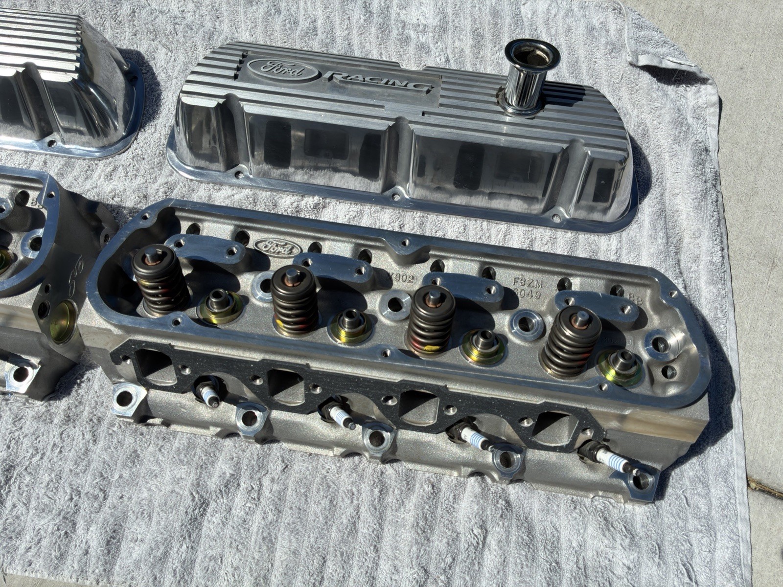 NEW Ford Mustang Foxbody Cobra 5.0L Polished Intake & Y303 SVO Aluminum Heads