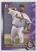 2022 Bowman Prospects Purple Border 219/250 Malcom Nunez #BP-42 04qn