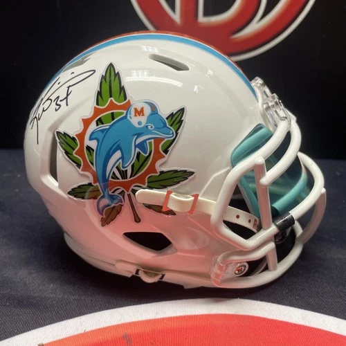 Ricky Williams Miami Dolphins Custom Mini Helmet Autographed Signed JSA COA
