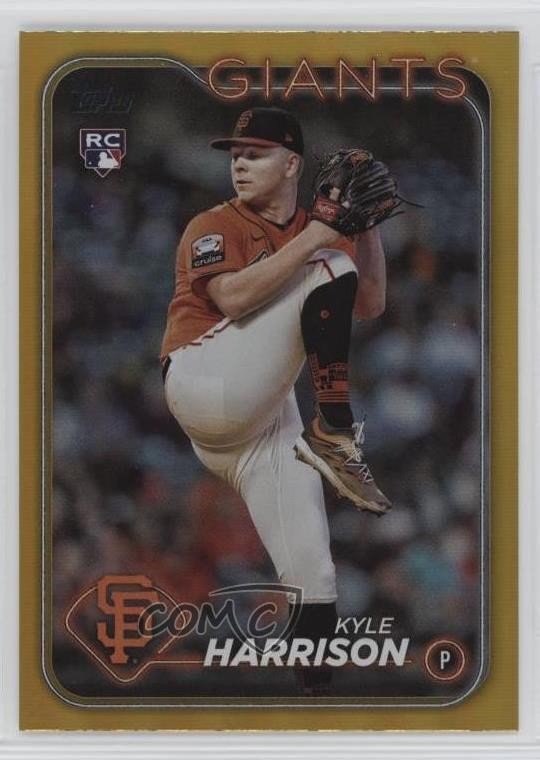 2024 Topps Series 2 Gold Foil Kyle Harrison #667 4l8