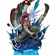 Action Figure One Piece Edward Newgate Barba Bianca Statua GK Combat PVC 38cm