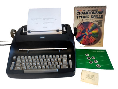 Vintage IBM Selectric Model 72 Electric Typewriter Courier 12 Typeball