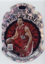 2024 Crown Royale EuroLeague Test of Time Purple 4/25 Theodoros Papaloukas 3d3