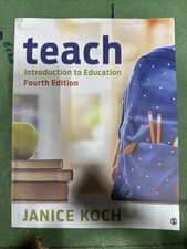 Teach: Introduction to Education 4E - Paperback, by Koch Janice - Used