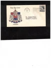 CANADA 1959  5c Q ELIZABETH  ROYAL VISIT on FDC cat #374 USED BOX 525