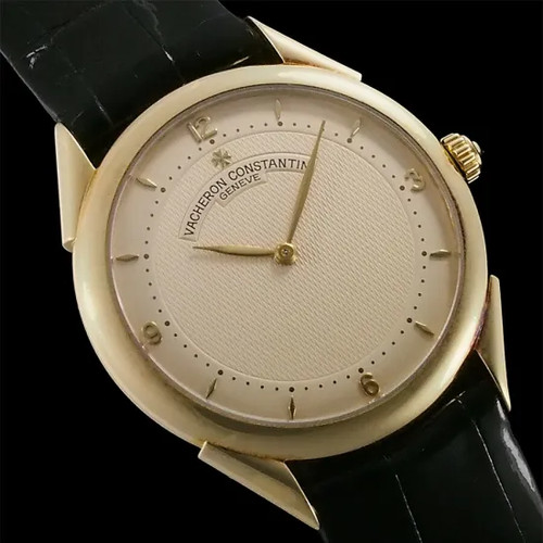 Vacheron Constantin Historiques 31054/000J-3 18K Yellow Gold Leather #SU057