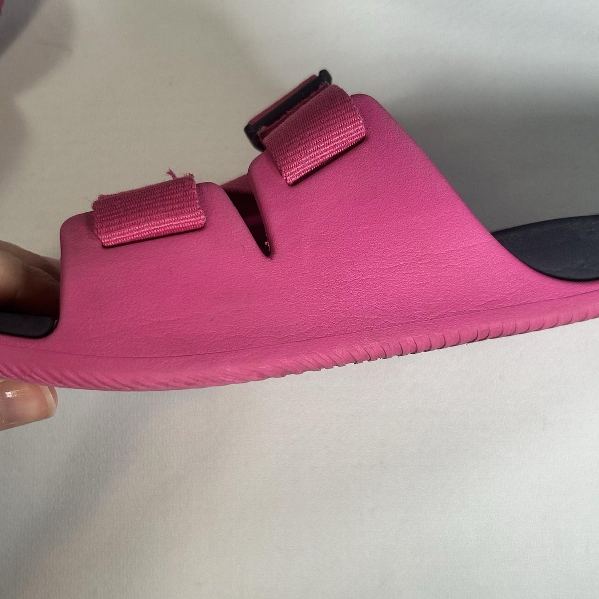 Chaco Chillos Slides Strappy Buckle Sandal Hot Pink Women’s Size 8 View 6