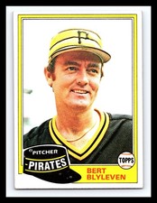 1981 Topps - Bert Blyleven #554 Vintage Baseball Card 