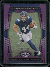 2025 Panini Certified #105 Cam Skattebo Mirror Purple #/299
