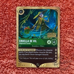 cruella deville lorcana card Lorcana Cruella