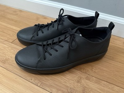 ecco Soft 8 Classic Leather Low Sneaker Shoe - Men s Size 12 / EU 45