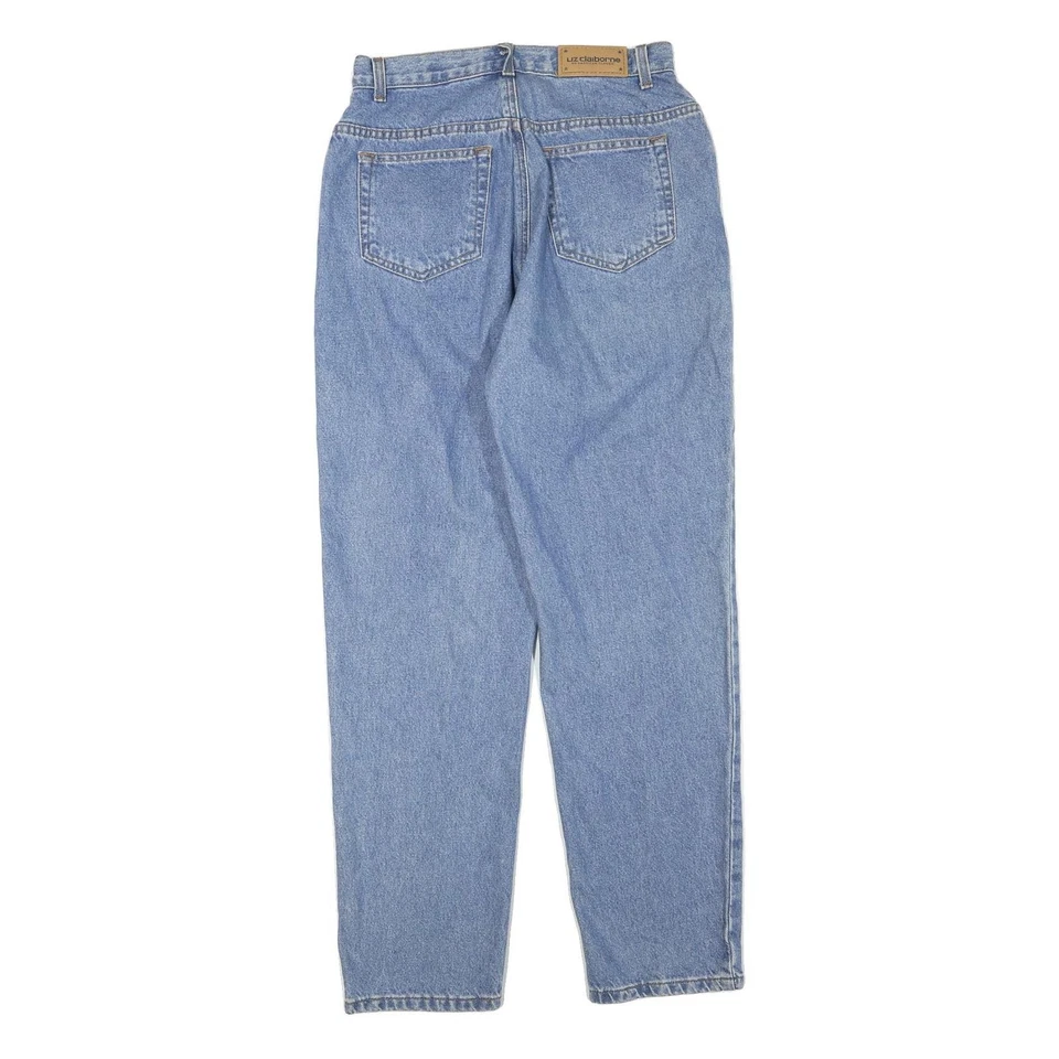 LIZ CLAIBORNE Femmes Jeans Bleu Standard Droit Clair W28 L30 Coupe Classique - Photo 3/4