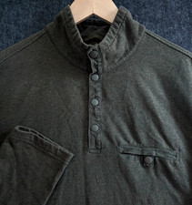 UNTUCKit Parkson 1/2 Snap Fleece Pullover Mens Size 2XL XXL Mock Neck Preppy EUC