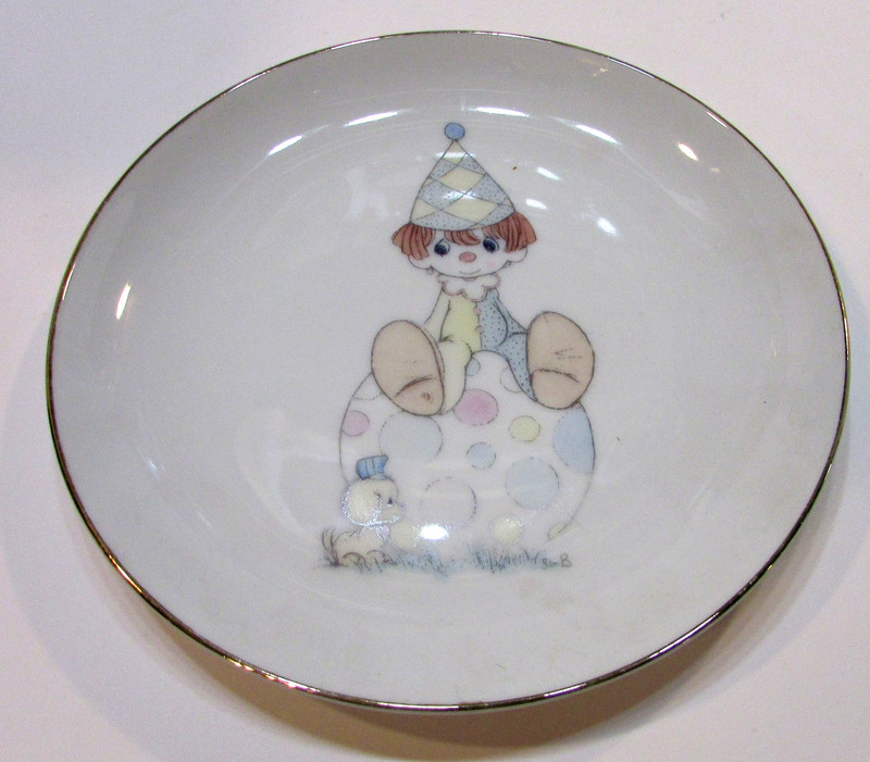 Precious Moments 1984 Clown Plate I Think You’re Best Because Your On The Ball