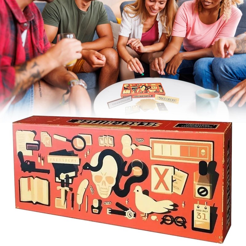 Secret H1tler Board Game Hidden Identity Board Game Fun Social Lying Card Gift