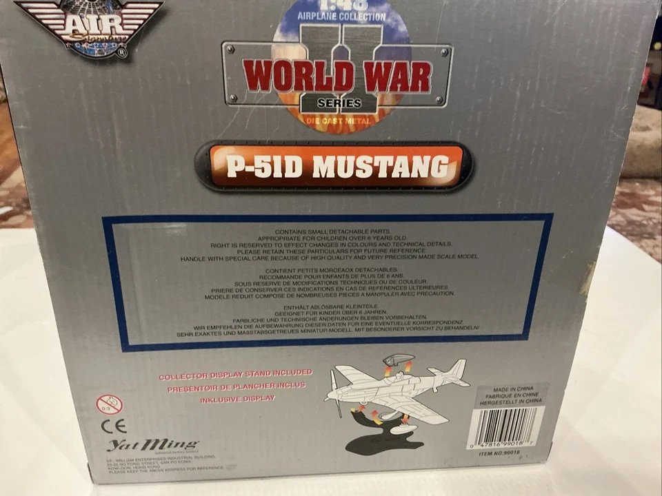 Yat Ming Air Signature P-51D Mustang - 1:48 Scale - WWII Series - Image 4 of 4