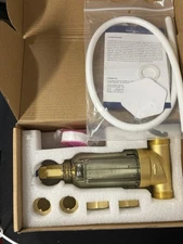 SimPure 40/200 Micron Spin Down Sediment Filter, Reusable Whole House DC5P