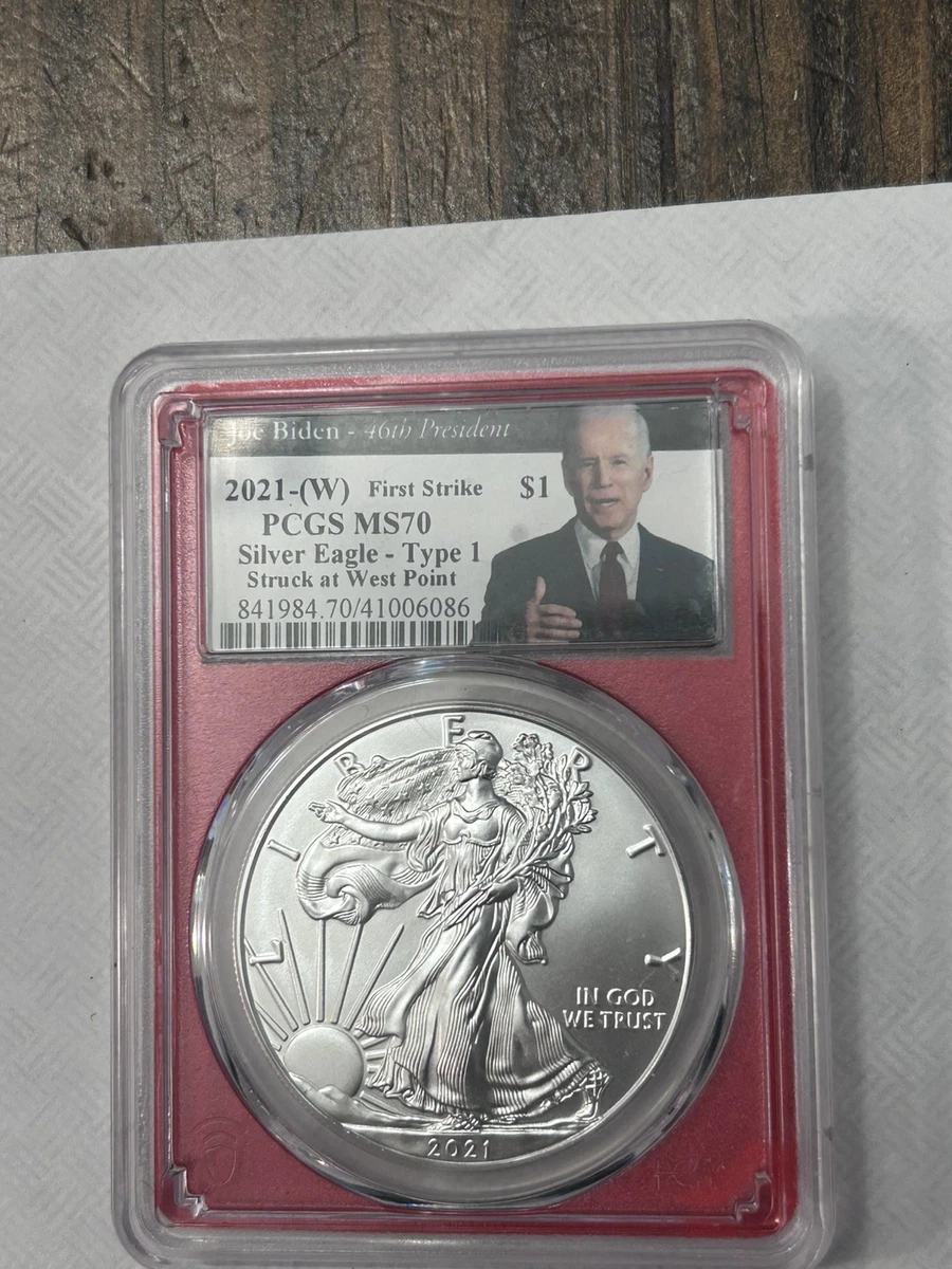 PCGS Certified American Eagle MS 70 Silver Bullion Coins for sale