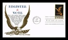 DR JIM STAMPS US COVER REGISTER AND VOTE FIRST DAY ISSUE KHOL KRAFT CACHET