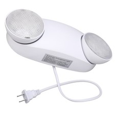 .LED Emergency Light Two Head Adjustable Commercial Emergency Lighting Fixtures