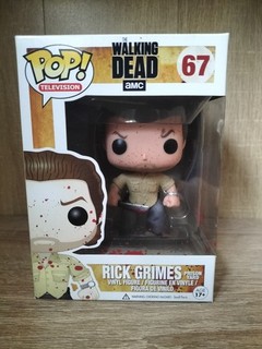 Funko Pop The Walking Dead Bloody Prison Rick Grimes #67 SDCC 2013 Exclusive