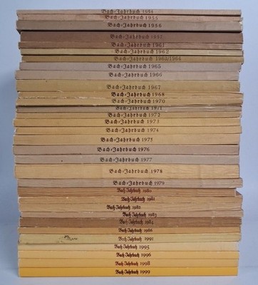 30 Bücher Bach-Jahrbuch 11954-1999, Evangelische Verlagsanstalt, unvollständig!