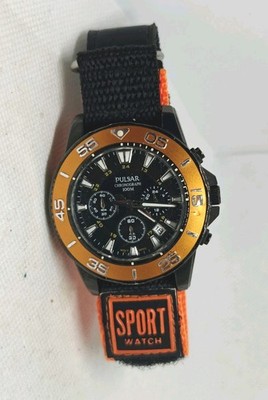 Pulsar PT31 Chronograph 100M Herrenuhr Vintage Retro Sammler 