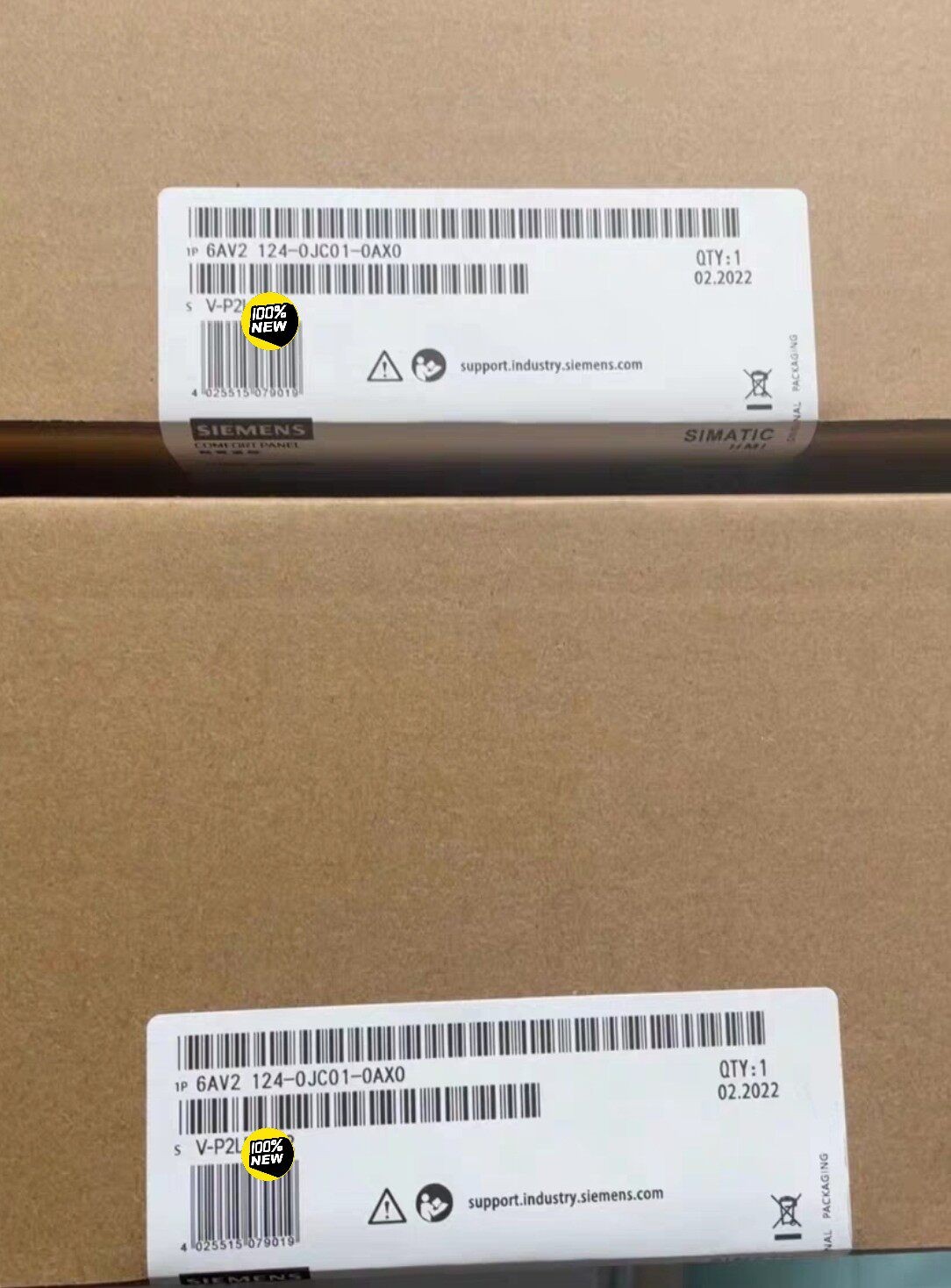 New Siemens 6AV2124-0JC01-0AX0 SIMATIC HMI Touch Panel Industrial Automation