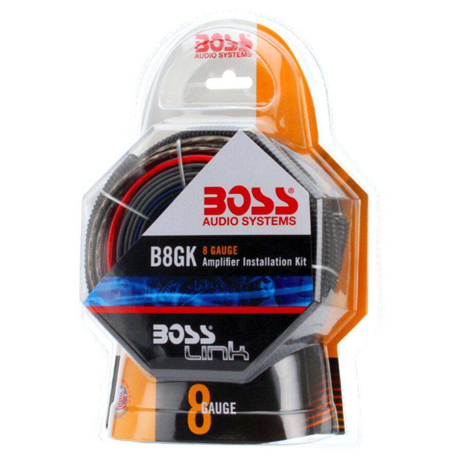 Kit Cavi BOSS 1241825 per Ampli Auto | 8.3mmq 8Gauge Completo