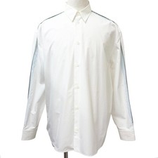 Excellent HERMES Long sleeve shirt Boxy Fit Onde Colore Serie button