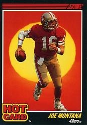 A1416- 1990 Score Hot Cards Football #s 1-10 -You Pick- 15+ FREE US SHIP