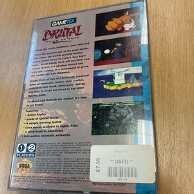 Brutal: Paws of Fury (Sega CD, 1993)