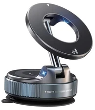 Vacuum Magnetic Car Phone Holder Foldable Mount with Ultra Suction Cup for 