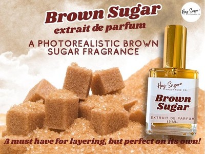 Brown Sugar Perfume   Warm Caramelized Sweet Gourmand Layering Fragrance