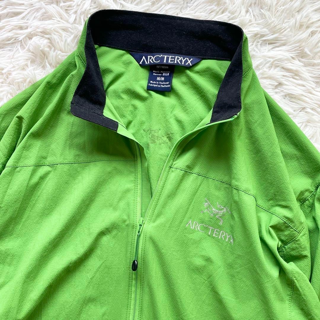 ARC'TERYX Celeris Giacca Nylon Soft Shell Coulisse Verde Uomo Taglia M