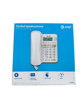 AT T CL2909 Corded Speakerphone White Landline Phone Caller ID Call Waiting NEW