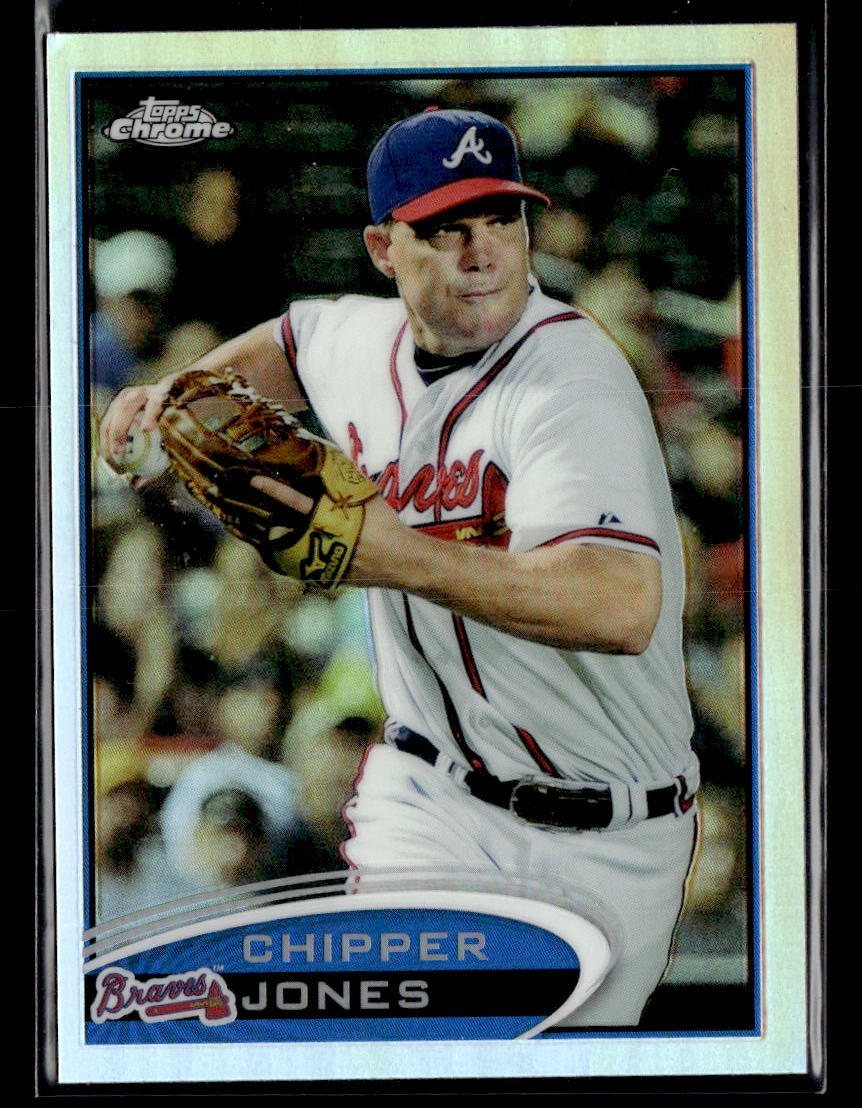 2012 Topps Chrome #96 Chipper Jones Refractors
