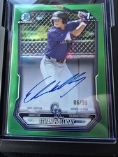 2026 Bowman 1st Chrome Ethan Holliday True Green Auto /99