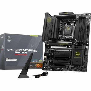 Image of MSI MAG B850 Tomahawk MAX WiFi Motherboard, ATX - Supports AMD Ryzen 9000/800...