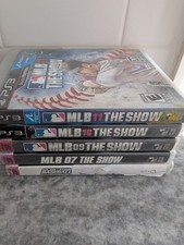  5 MLB The Show  Major League Baseball PS3 PlayStation Cases, includes manuals