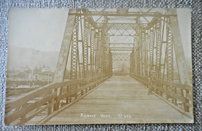 Raymond Washington Bridge Real Photo Postcard RPPC