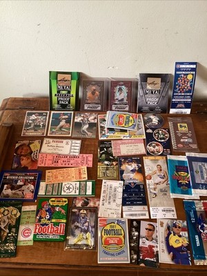 All Sport Oddball Lot - unopened packs, Tickets, Cards, 2 Leaf  1/1 Proof