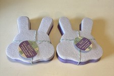 Set Of 2, 15 Felt Bunny Shapes Each Easter Craft White Purple Creatology New