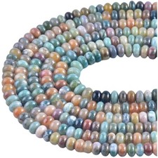 Rondelle Beads for Jewelry Making 5x8mm Natural Stone Beads 1 Strand 1