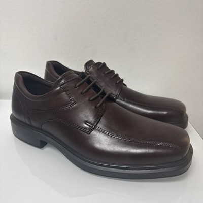 Ecco Men's Helsinki 2 Lace Up Bike Toe Dress Shoes Brown Size 42 (US 8-8.5) NWOB